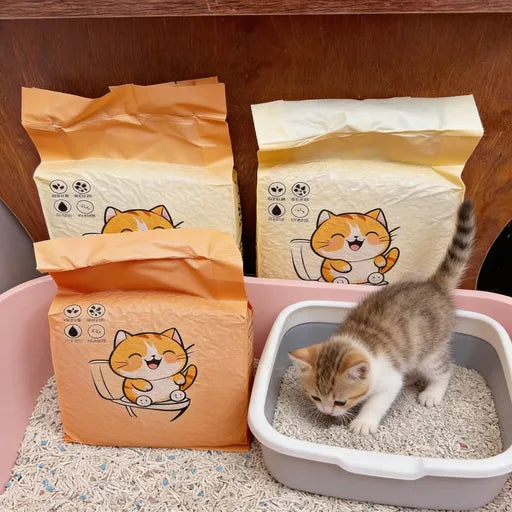 Xelunova® Paw-some Cloud Clumping Cat Litter – Kitty’s Odor-Vanishing Litter Box Oasis | Dust-Free, Rock-Solid Clumps, Vet-Approved Feline Luxury