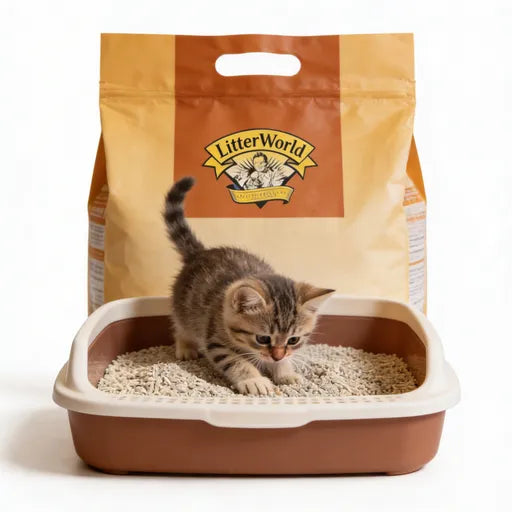 Xelunova® Kitty’s Magic Dust-Free Royal Throne Litter - Ultra-Clumping, Odor-Vanishing Formula | Transform Your Litter Box into a Fresh, Dust-Free Palace (Multi-Cat & Paws-Friendly!)