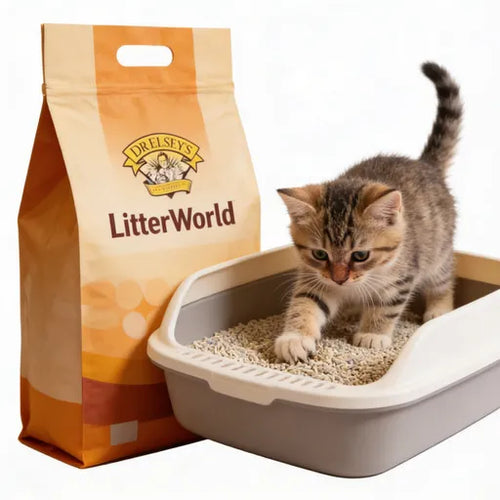 Xelunova® Odor-Vanishing Ultra-Clump Cat Litter - Kitty’s Private Odor-Free Spa Toilet | Dust-Free, Low-Tracking for Mess-Free Cat Parenting